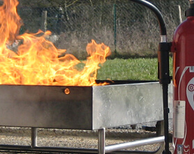 Feu d'entraînement pour Formation incendie