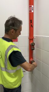 Colonne sèche et Robinet Incendie Armé (RIA)